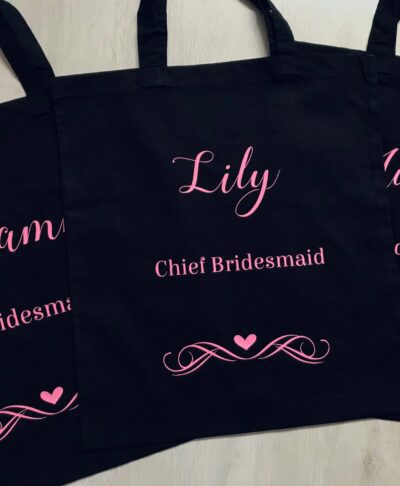 bridesmaid canvas bag
