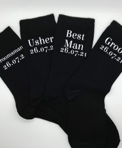 personalised wedding socks
