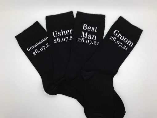 personalised wedding socks