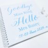 Personalised Hen Party Book for bride and bridal party keepsake