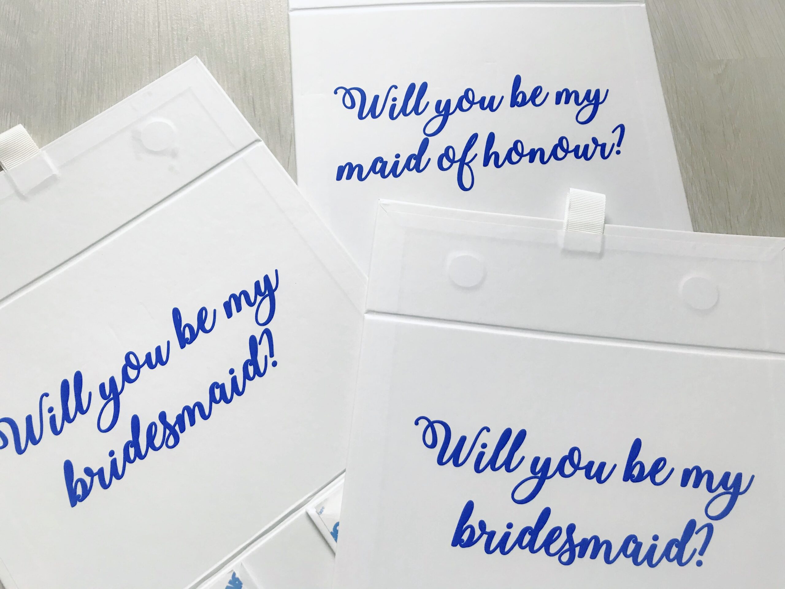 personalised bridesmaid proposal box