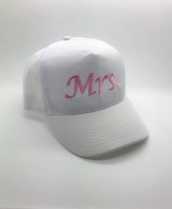 mrs embroidered cap