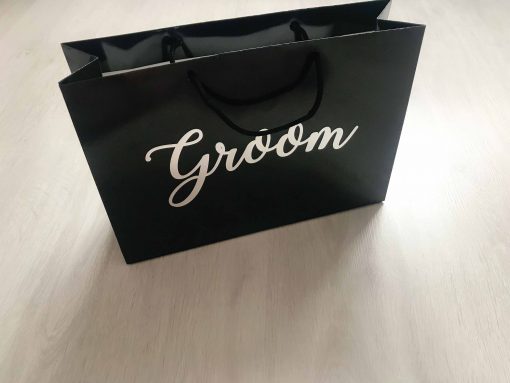 personalised groom gift bag