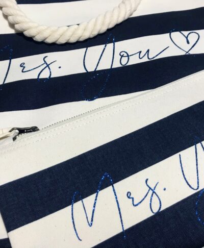 personalised beach bag