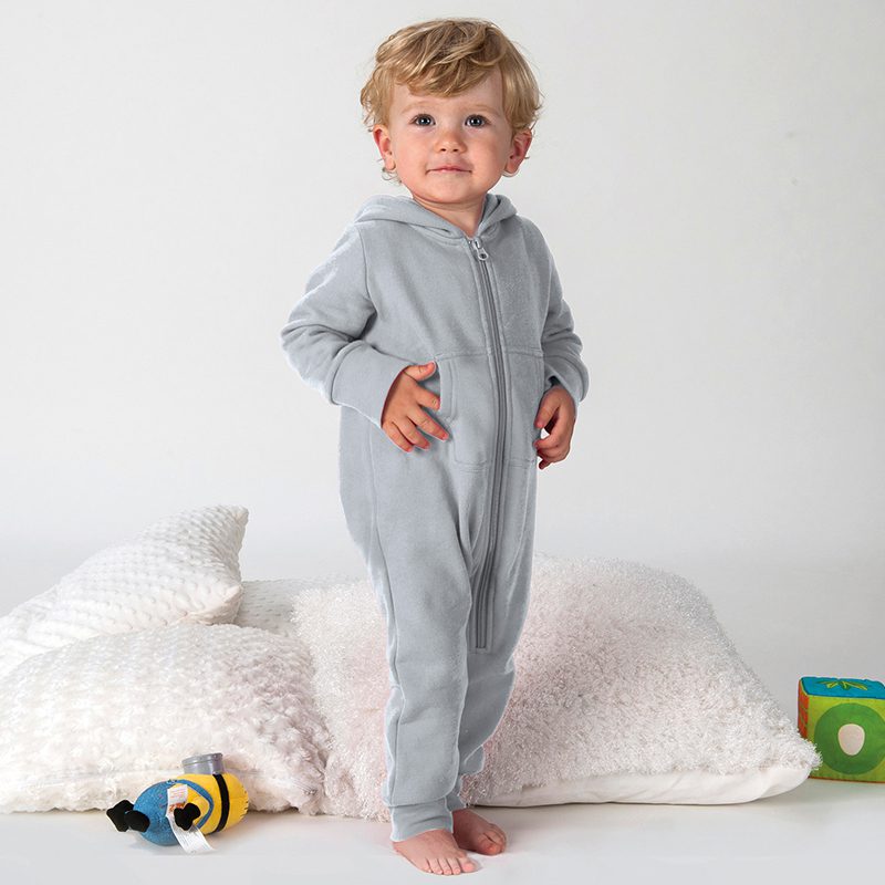 childrens wedding role onesie in grey