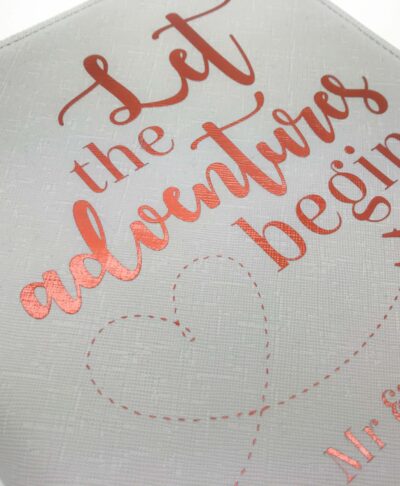 personalised honeymoon passport cover