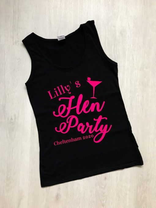 personalised hen do t-shirts