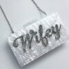 wifey pearl clutch
