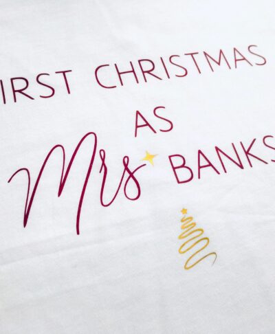 first christmas as mrs tshirt