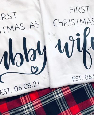 personalised mr & mrs pyjamas
