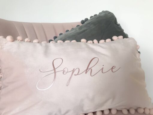 personalised wedding cushion