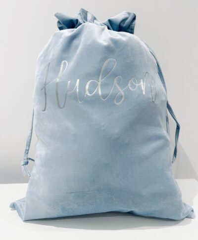 Personalised Velvet Christmas Present Santa Sack