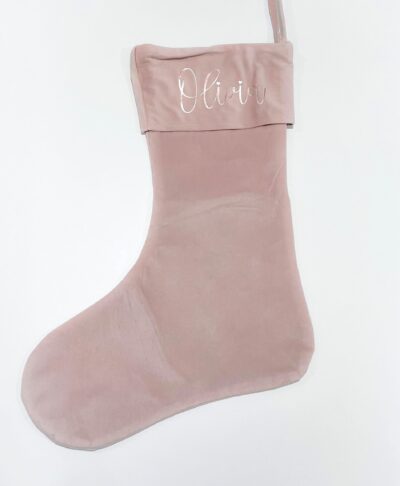 Personalised Velvet Christmas Stocking